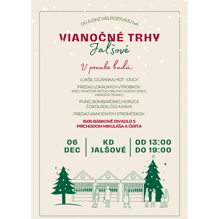 Vianočné trhy Jalšové